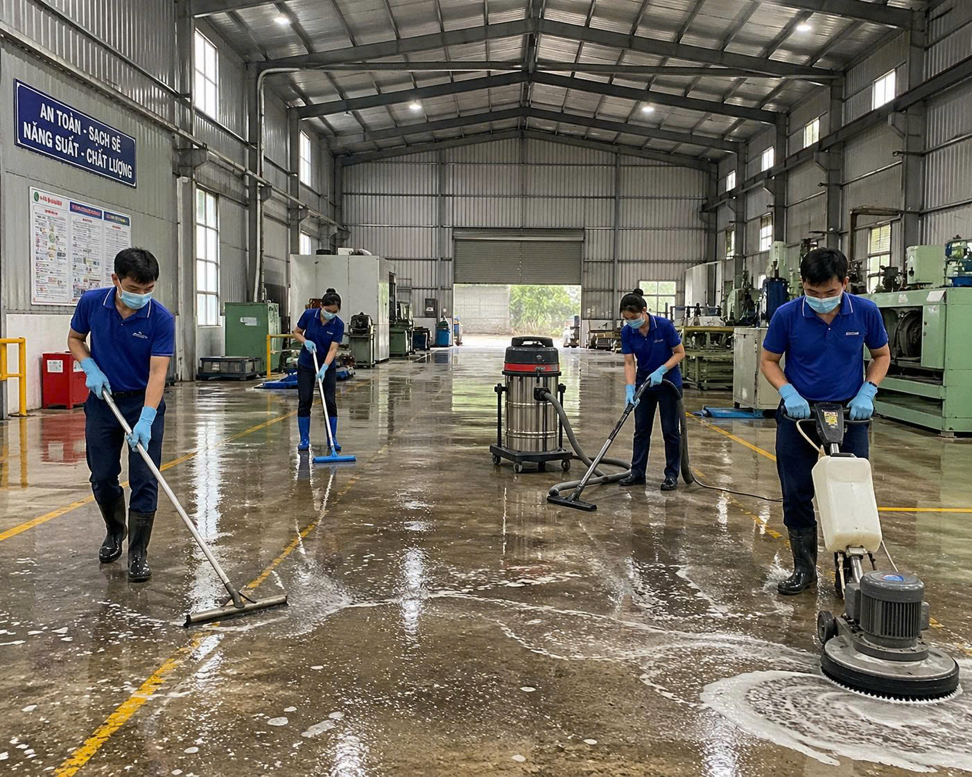 Tổng vệ sinh nhà xưởng