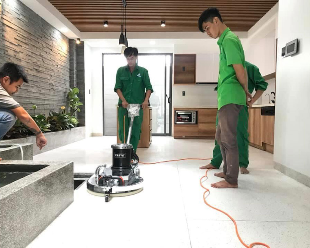 Đánh bóng sàn đá mài chuyên nghiệp 