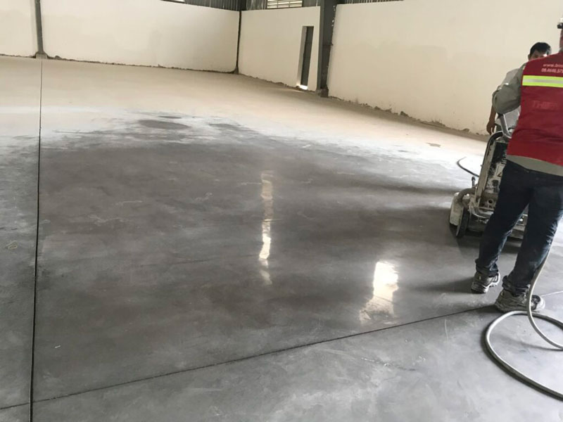 Đánh bóng bê tông nhà xưởng