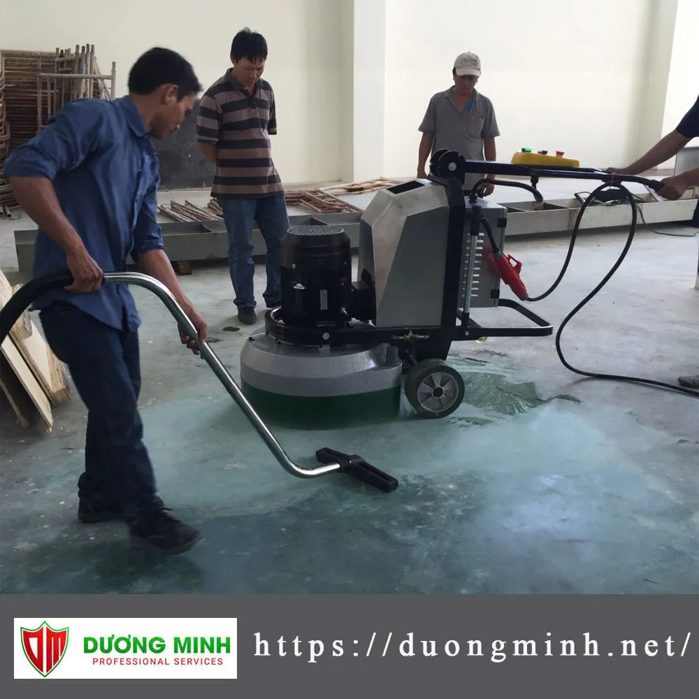 Đánh bóng bê tông nhà xưởng