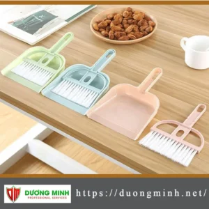 Ky kèm chổi hốt rác mini