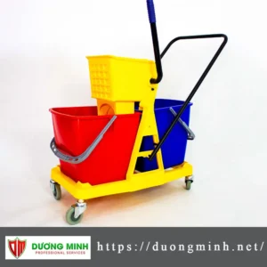 Xe vắt nước lau nhà 2 ngăn HiClean HC073