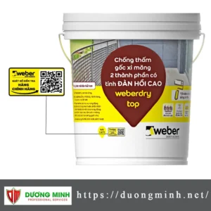 Hóa chất chống thấm Weber Dry 2K Flex.