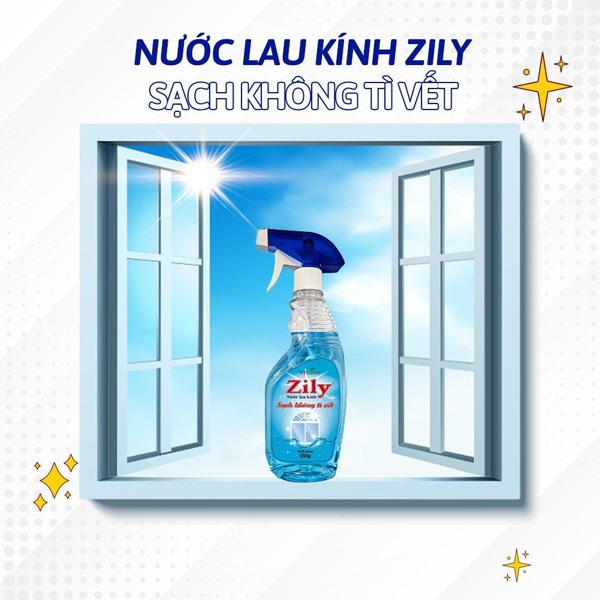Nước lau kính Zily