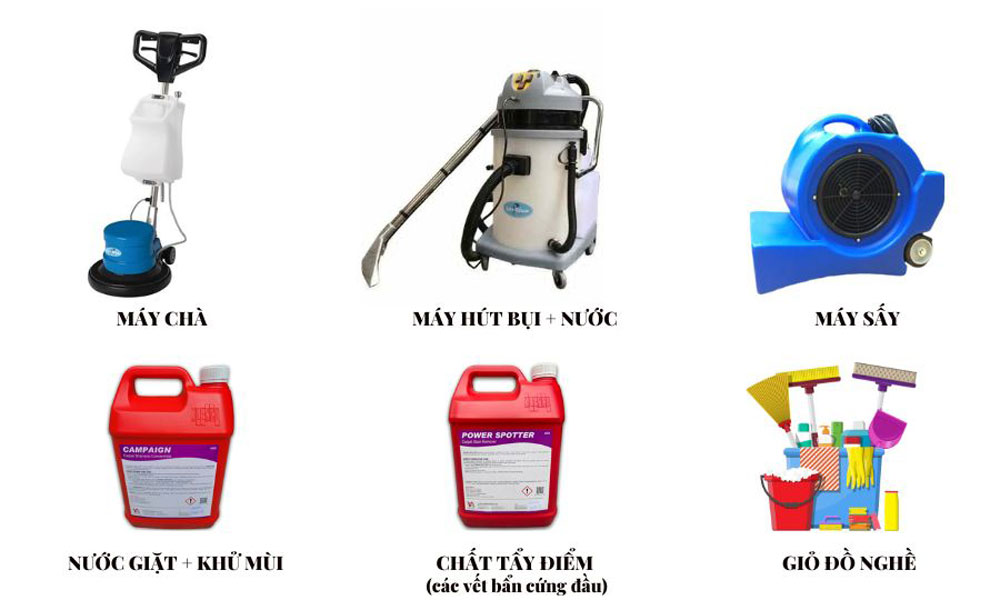 Cách giặt ghế