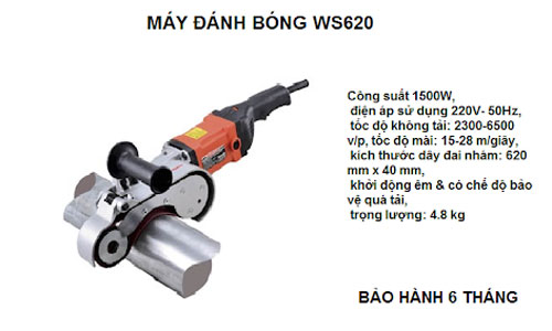 Máy đánh bóng kim loại AGP WS620